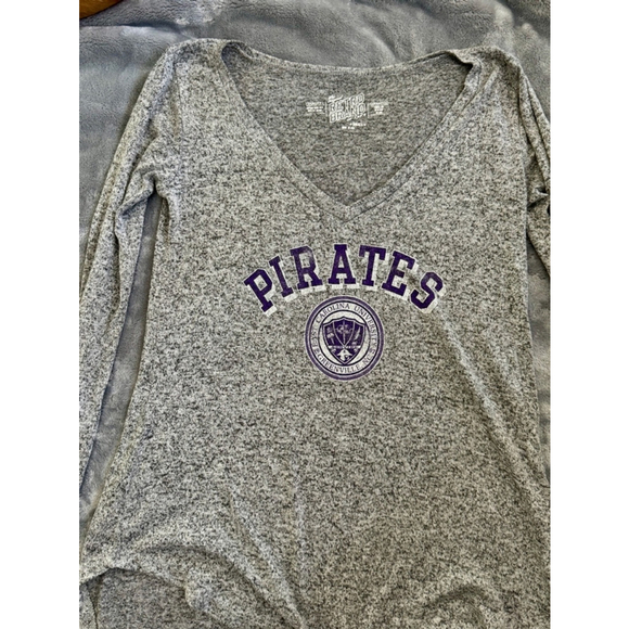 Retro Brand Small Buttery Soft ECU Pirates Long Sleeve East Carolina University - Picture 2 of 5